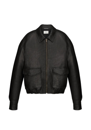 Saint Laurent flap-pocket jacket - Black