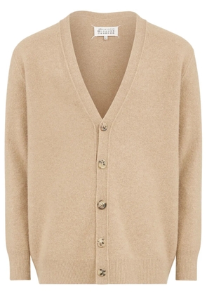 Maison Margiela V-neck wool cardigan - Neutrals