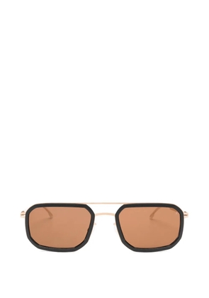 Mykita x Leica ML16 rectangle-frame sunglasses - Gold