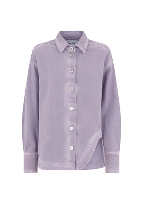 The Attico button cotton shirt - Purple