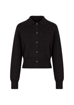 PATRICK ASSARAF buttoned collared cardigan - Black