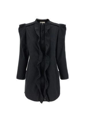 ISABEL MARANT Chantal ruffled mini dress - Black