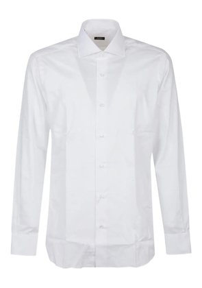 Barba long-sleeved buttoned-down shirt - White