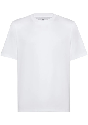 Brunello Cucinelli crew-neck jersey cotton T-shirt - White