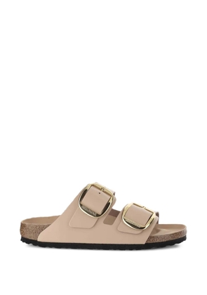 Birkenstock leather slippers - Neutrals