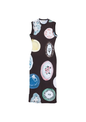 Stine Goya printed midi dress - Brown