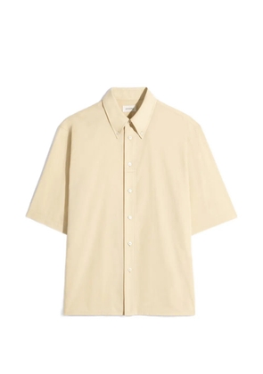 LEMAIRE button-down short-sleeves shirt - Neutrals
