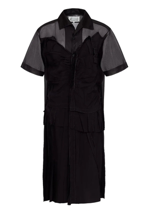 Maison Margiela layered midi dress - Black