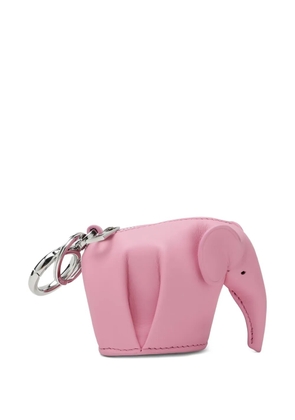 LOEWE elephant-charm keyring - Pink