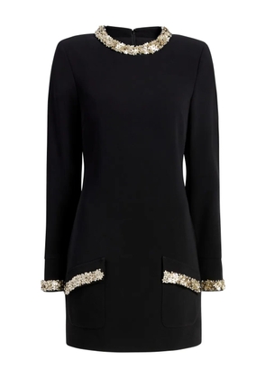 Cinq A Sept flower dots embellished dress - Black