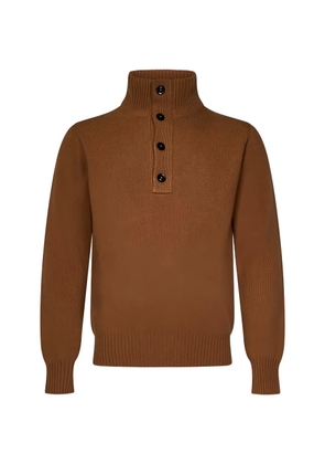 TOM FORD button-fastening sweater - Brown