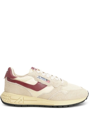 Autry Reelwind mesh-panel suede sneakers - Neutrals