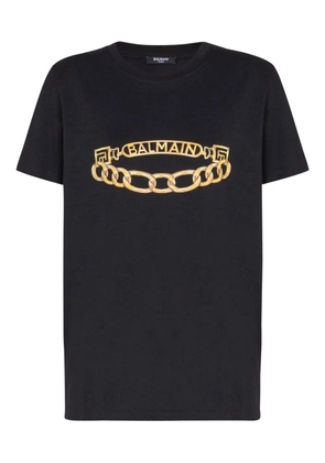 Balmain Balmain Chain-print T-shirt - Black