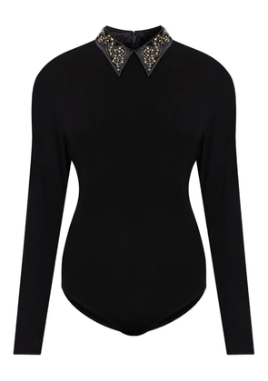 Versace embellished-collar bodysuit - Black
