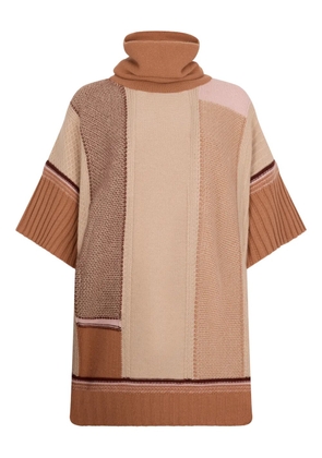 Malo roll-neck sweater - Brown