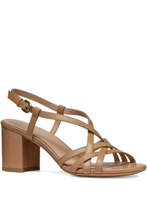 Geox 65mm block-heel sandals - Brown