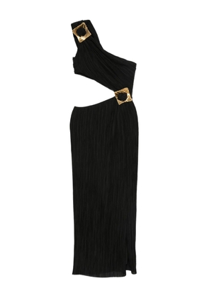 Cult Gaia Loah pleated cut-out dress - Black