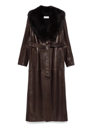Nour Hammour Dakota coat - Brown