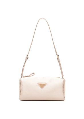 Prada logo-plaque mini bag - Neutrals