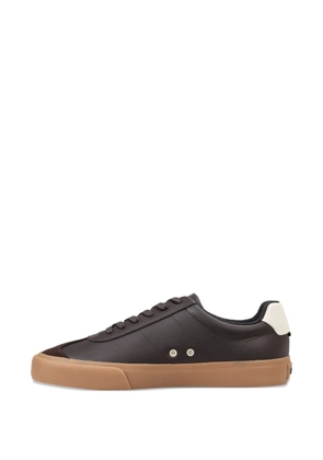 BOSS lace-up panelled sneakers - Brown