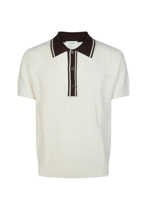 Paolo Pecora knitted polo shirt - Neutrals