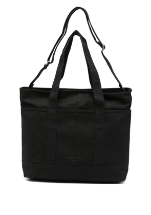 Carhartt WIP logo-embroidery tote bag - Black