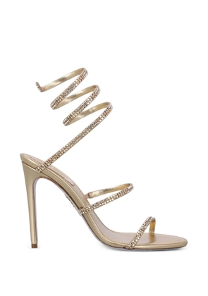 René Caovilla Cleo embellished pumps - Gold