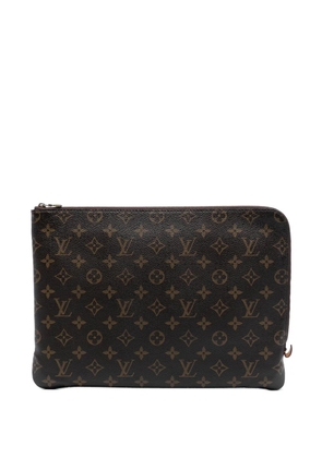 Louis Vuitton Pre-Owned 2018 Monogram Etui Voyage MM clutch bag - Brown