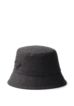 Prada Loden bucket hat - Grey
