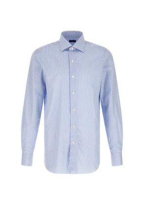 Finamore 1925 Napoli striped napoli shirt - Blue