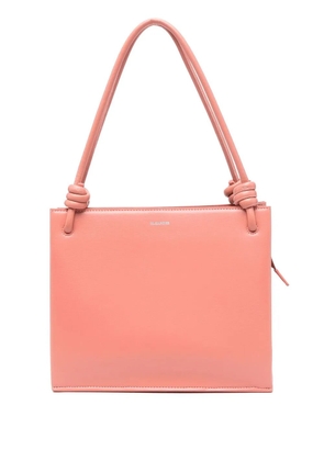 Jil Sander knot-detail leather tote bag - Pink