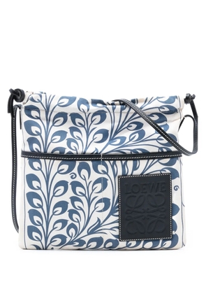 Loewe Pre-Owned 2019 Canvas Anagram Drawstring crossbody bag - Blue