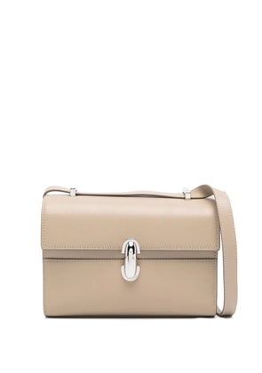 Savette Symmetry 19 leather crossbody bag - Neutrals