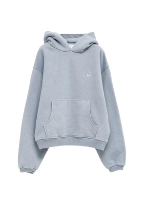 ERL embroidered hooded sweater - Blue