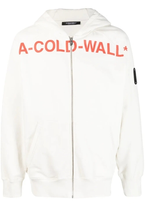 A-COLD-WALL* Sphere logo-print hoodie - White
