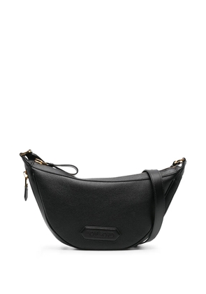 TOM FORD Crescent leather shoulder bag - Black