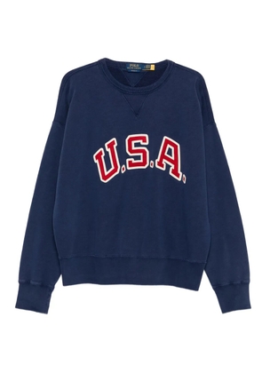 Polo Ralph Lauren USA logo sweatshirt - Blue