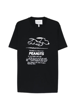 Iceberg peanuts print T-shirt - Black
