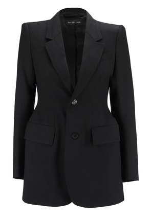 Balenciaga structured tailored blazer - Black