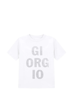 Armani Exchange round-neck short-sleeve T-shirt - White