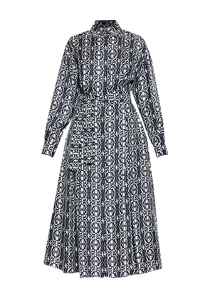 Max Mara Esploso patterned dress - Blue