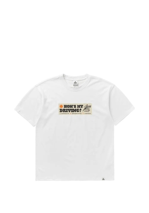 Nike ACG OC Canoe Sticker graphic-print T-shirt - White