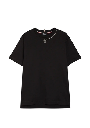 Moncler Grenoble logo-detail T-shirt - Black