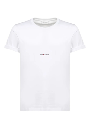 Saint Laurent classic rolled-cuff T-shirt - White