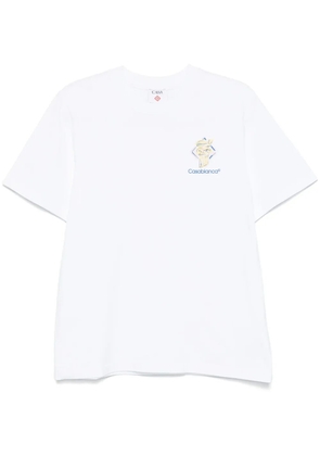 Casablanca printed T-shirt - White
