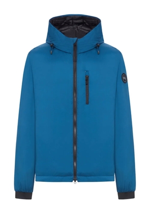 Canada Goose logo-patch padded jacket - Blue