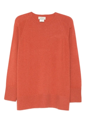 Bruno Manetti raglan-sleeve cashmere sweater - Orange