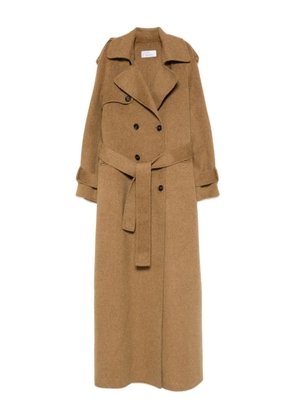 Giuseppe Di Morabito belted double-breasted coat - Brown