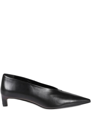 Jil Sander pointed-toe leather pumps - Black
