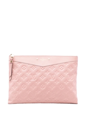 Louis Vuitton Pre-Owned 2018 Monogram Empreinte Daily Pouch clutch bag - Pink